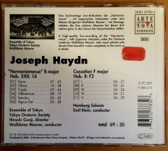 HAYDN - HARMONIEMESSE B MAJOR /CASSATION F MAJOR - CD 2.EL