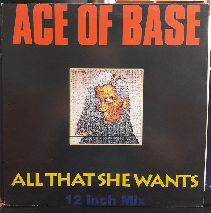 ACE OF BASE - ALL THAT SHE WANTS (1992) - 12'' MAXI SINGLE VINYL PLAK 2.EL