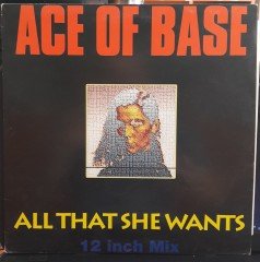 ACE OF BASE - ALL THAT SHE WANTS (1992) - 12'' MAXI SINGLE VINYL PLAK 2.EL