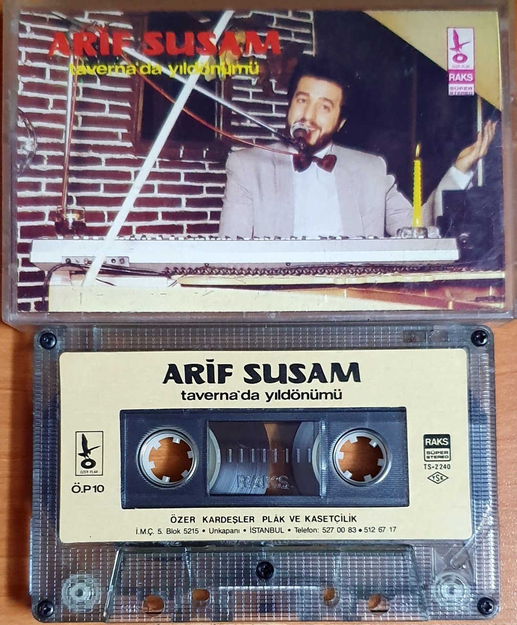 ARİF SUSAM - TAVERNA'DA YILDÖNÜMÜ - KASET ÖZER KARDEŞLER 2.EL