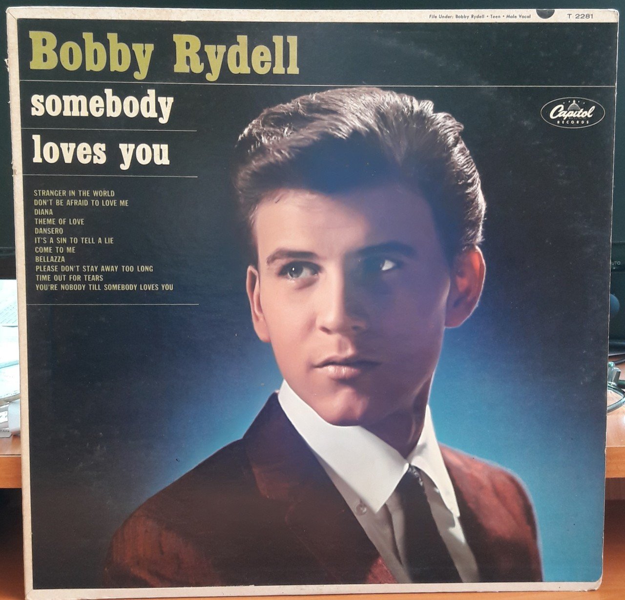 BOBBY RYDELL - SOMEBODY LOVES YOU - PLAK 2.EL