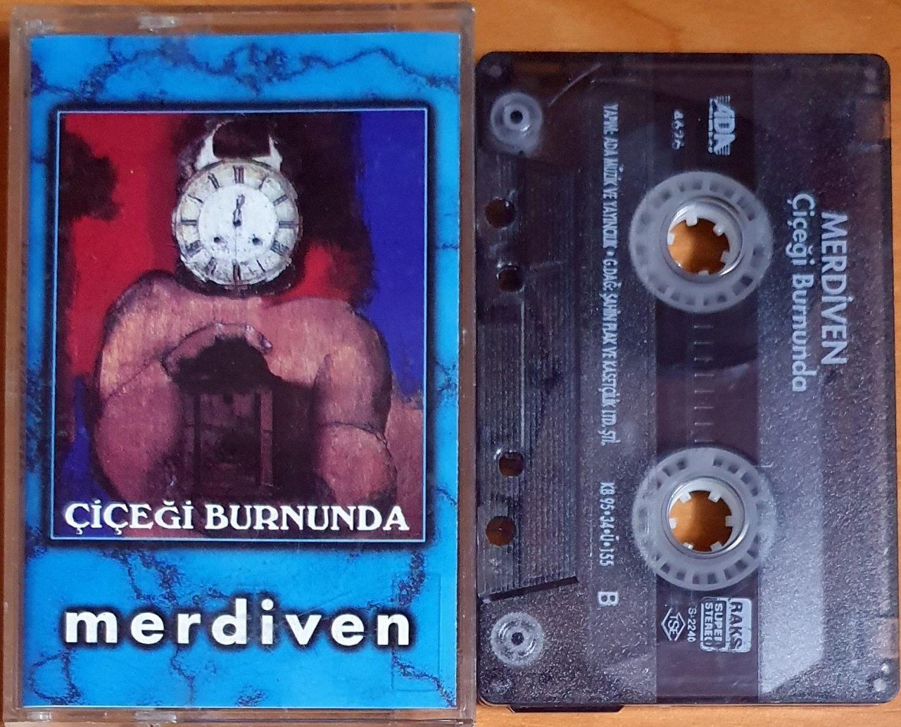 MERDİVEN - ÇİÇEĞİ BURNUNDA (1995) - KASET ADA MÜZİK 2.EL