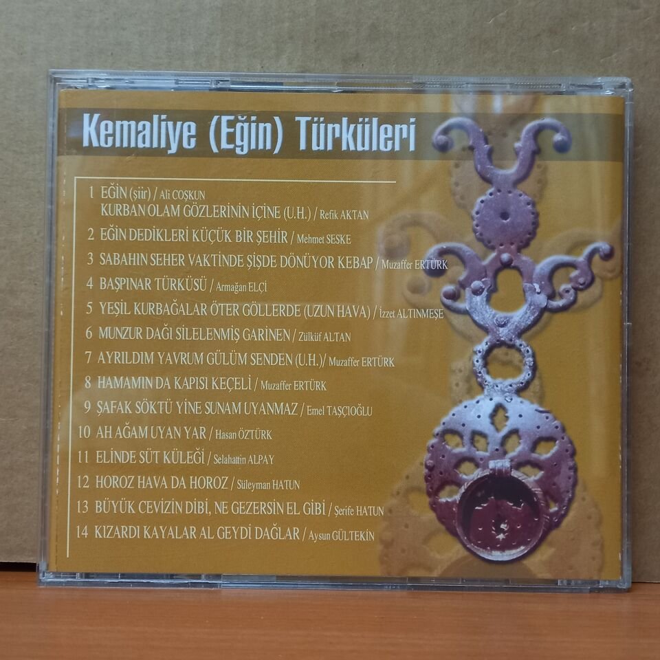 KEMALİYE (EĞİN) TÜRKÜLERİ - CD 2.EL