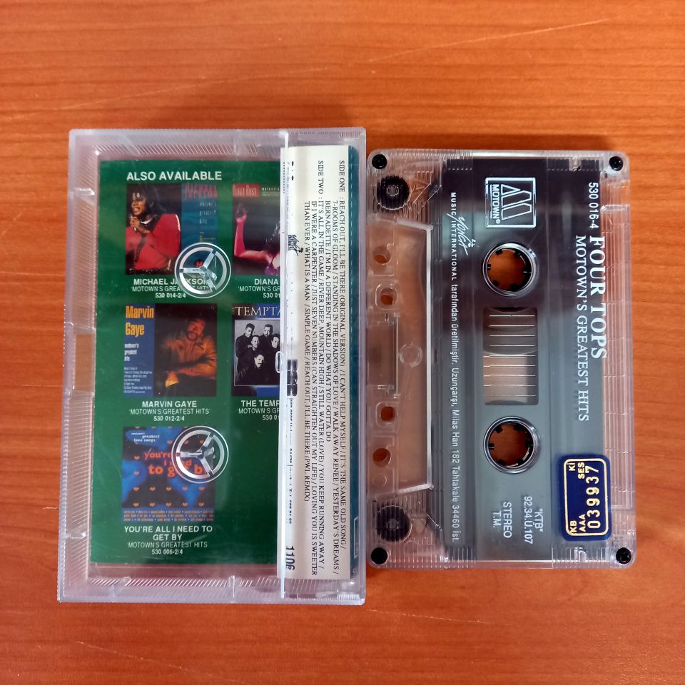 FOUR TOPS - MOTOWN'S GREATEST HITS (1992) - KASET 2.EL