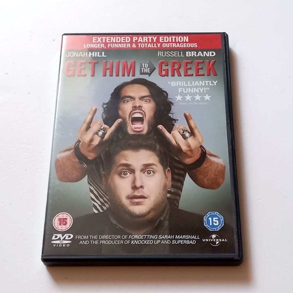 GET HIM TO THE GREEK - 2-DISC EXTENDED PARTY EDITION - JONAH HILL, RUSSELL BRAND - YÖN.: NICHOLAS STOLLER - 2DVD 2.BÖLGE TÜRKÇE ALTYAZI YOKTUR 2.EL