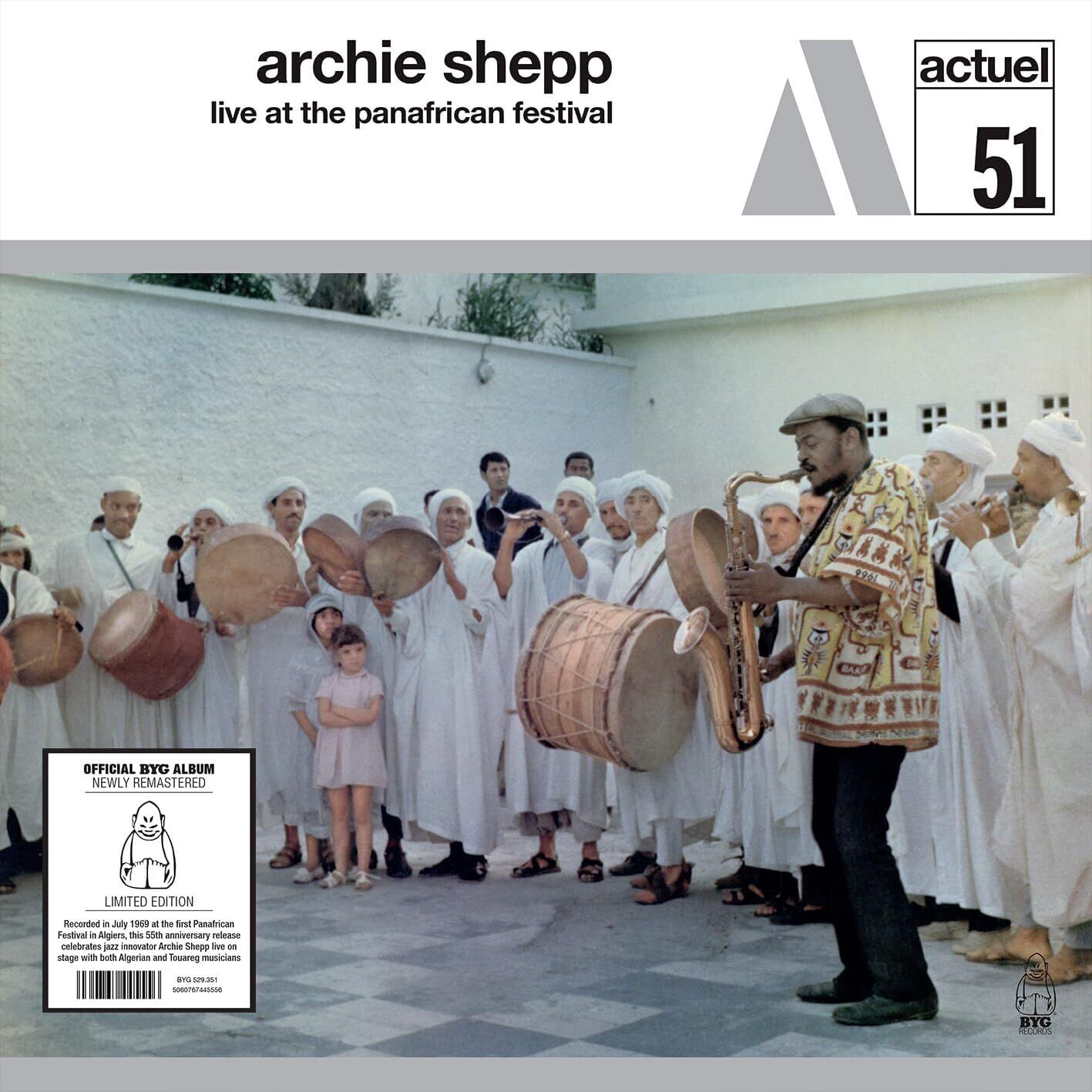 ARCHIE SHEPP - LIVE AT THE PANAFRICAN FESTIVAL (1971) - LP 180GR 2024 EDITION SIFIR PLAK