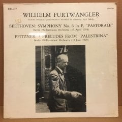BEETHOVEN SYM NO 6 PFITZNER 3 PRELUDES FURTWANGLER SIFIR PLAK