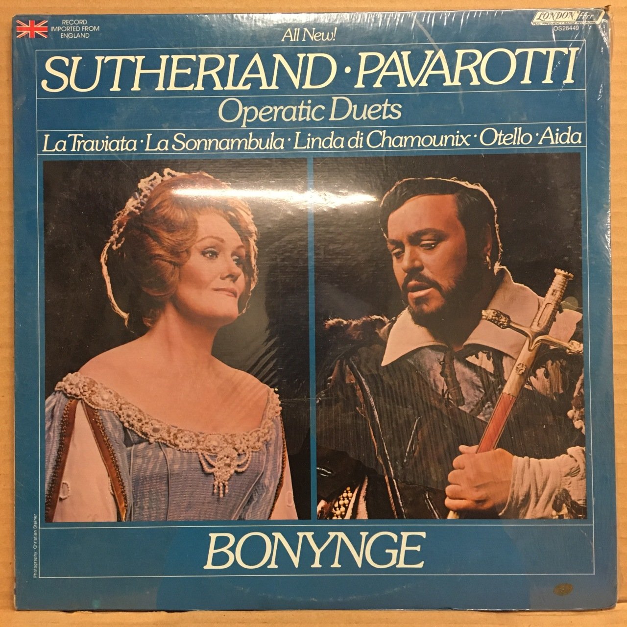 JOAN SUTHERLAND & LUCIANO PAVAROTTI - OPERATIC DUETS (1977) ESKİ BASKI SIFIR PLAK