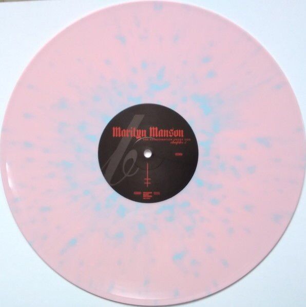 MARILYN MANSON - ONE ASSASSINATION UNDER GOD (2024) - LP 2025 PASTEL PINK WITH BLUE SPLATTER COLOURED EDITION SIFIR PLAK