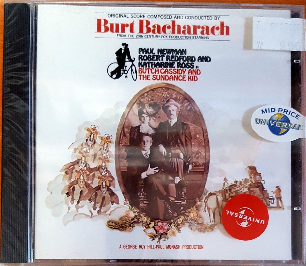 BURT BACHARACH - MUSIC FROM BUTCH CASSIDY AND THE SUNDANCE KID CD SIFIR