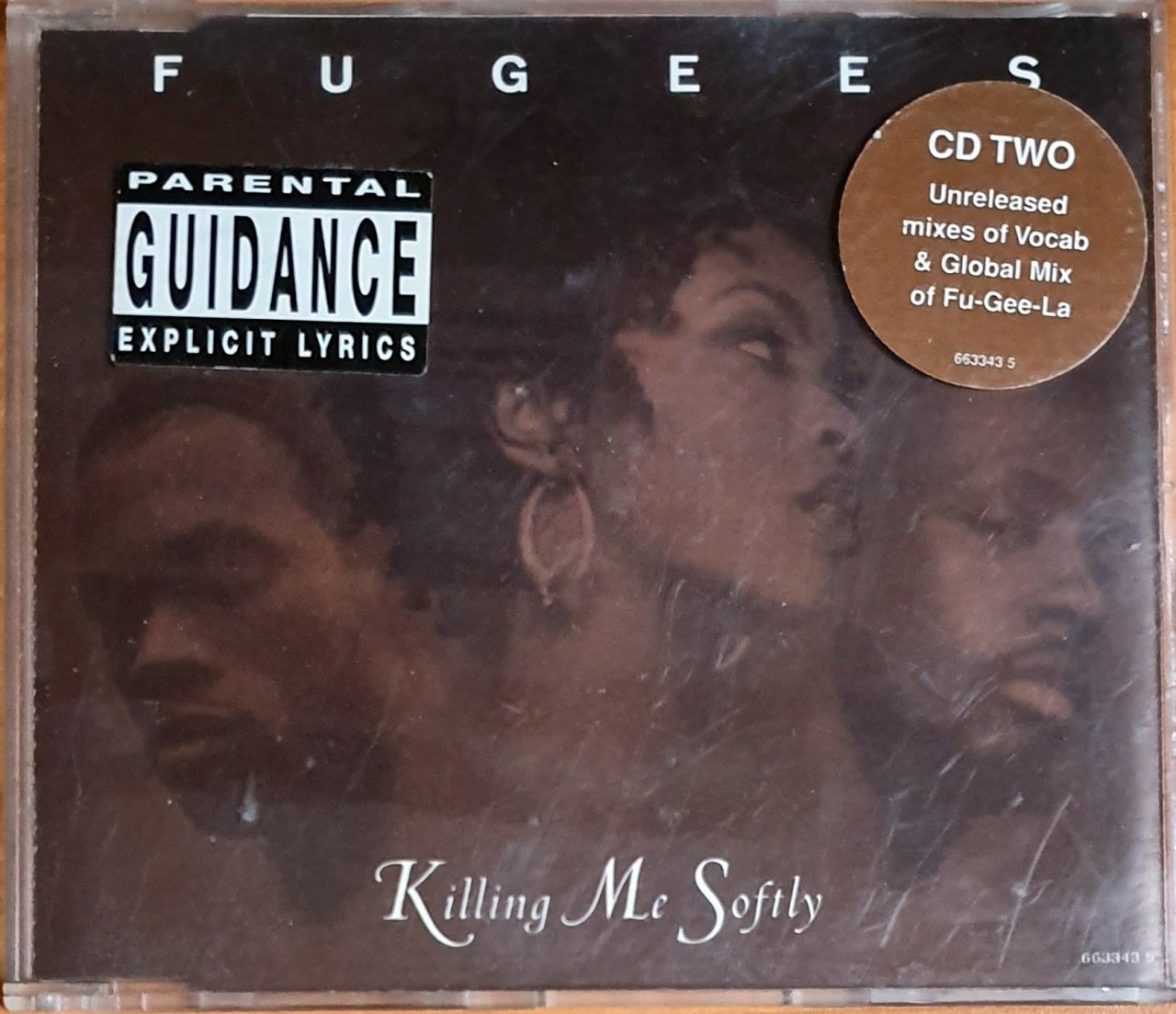 FUGEES - KILLING ME SOFTLY (1996) - CD COLUMBIA SINGLE 2.EL