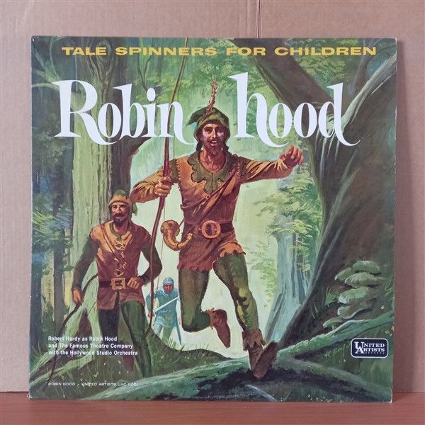 ROBIN HOOD / ROBERT HARDY AND THE FAMOUS THEATRE COMPANY WITH THE HOLLYWOOD STUDIO ORCHESTRA - LP 2.EL PLAK