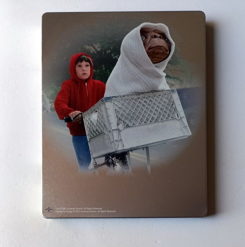 E.T. THE EXTRA-TERRESTRIAL - HENRY THOMAS, DREW BARRYMORE- YÖN.: STEVEN SPIELBERG - BLU-RAY 4K STEELBOOK METAL KUTU 2.EL TÜRKÇE ALTYAZI YOKTUR
