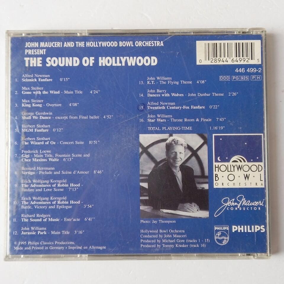 JOHN MAUCERI AND THE HOLLYWOOD BOWL ORCHESTRA – THE SOUND OF HOLLYWOOD (1995) - CD 2.EL