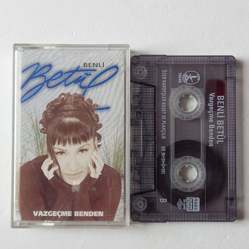 BENLİ BETÜL – VAZGEÇME BENDEN (1996) - KASET 2.EL