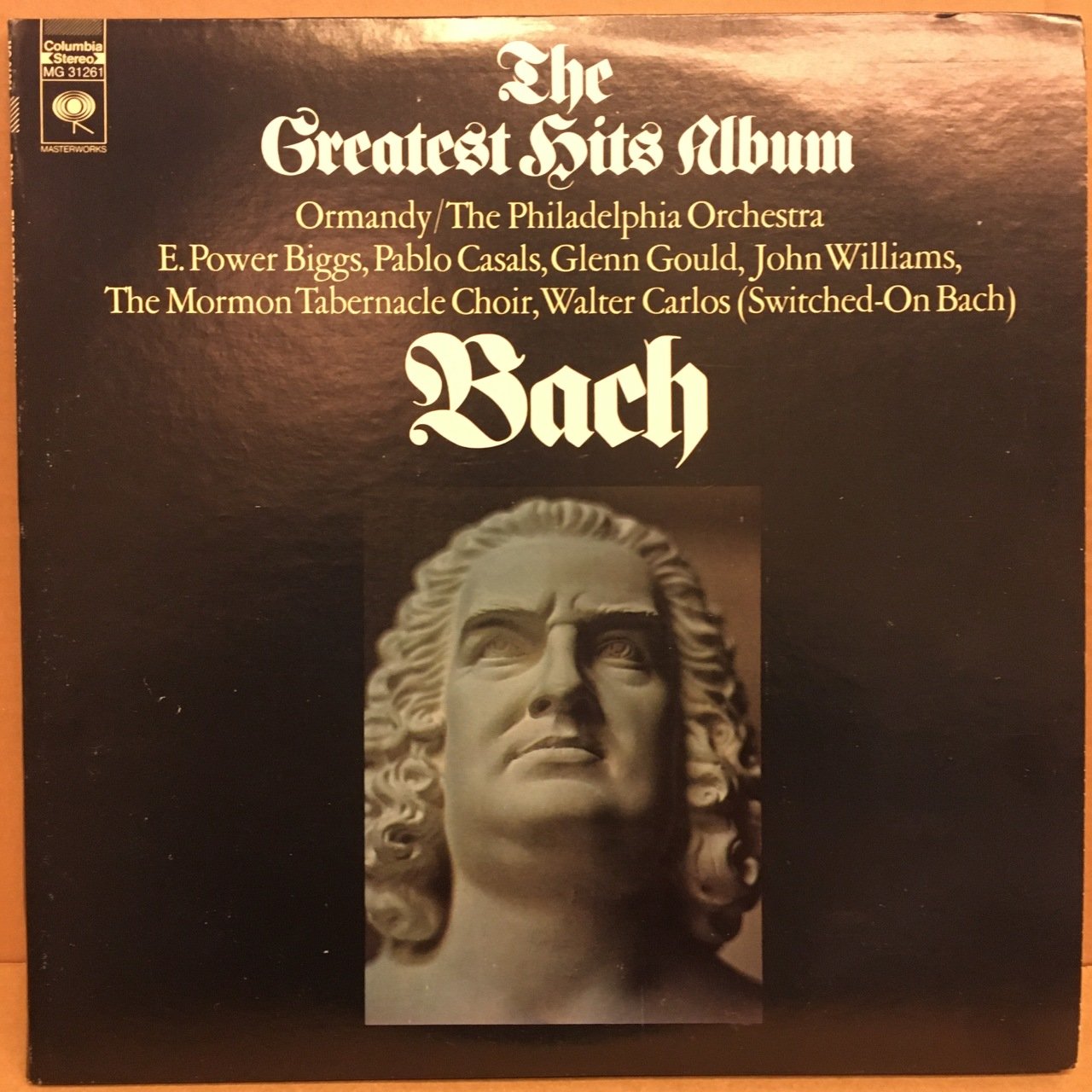 BACH THE GREATEST HITS ALBUM GLENN GOULD PABLO CASALS JOHN WILLIAMS 2.EL 2LP