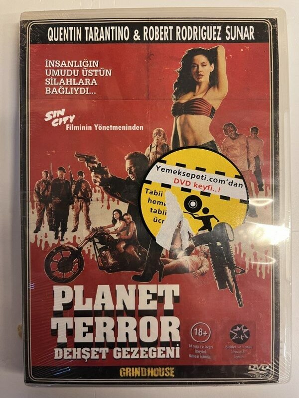 PLANET TERROR - DEHŞET GEZEGENİ - QUENTIN TARANTINO, ROBERT RODRIGUEZ - DVD AMBALAJINDA SIFIR