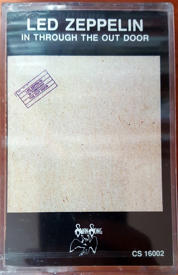 LED ZEPPELIN - IN THROUGH THE OUT DOOR (1991) MMY CASSETTE MADE IN TURKEY ''NEW'' PAPER LABEL