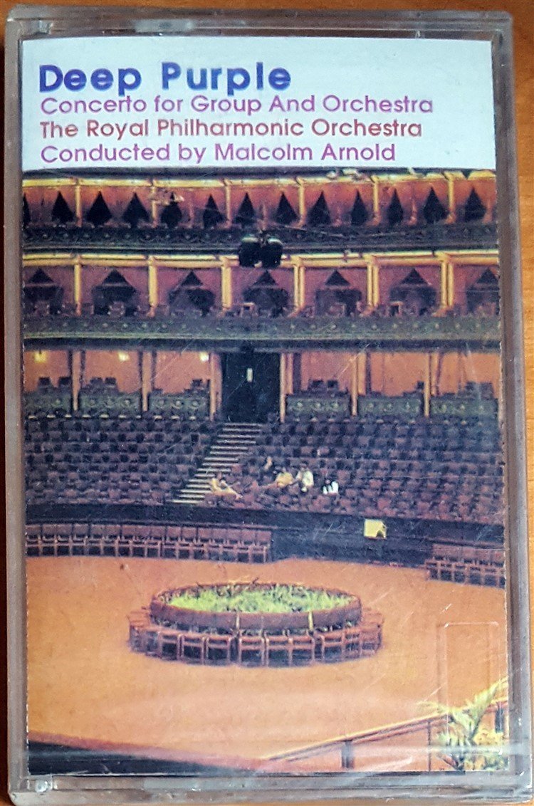 DEEP PURPLE - CONCERTO FOR GROUP AND ORCHESTRA / THE ROYAL PHILHARMONIC ORCHESTRA CONDUCTED BY MALCOLM ARNOLD (1992) KENT KASET SIFIR