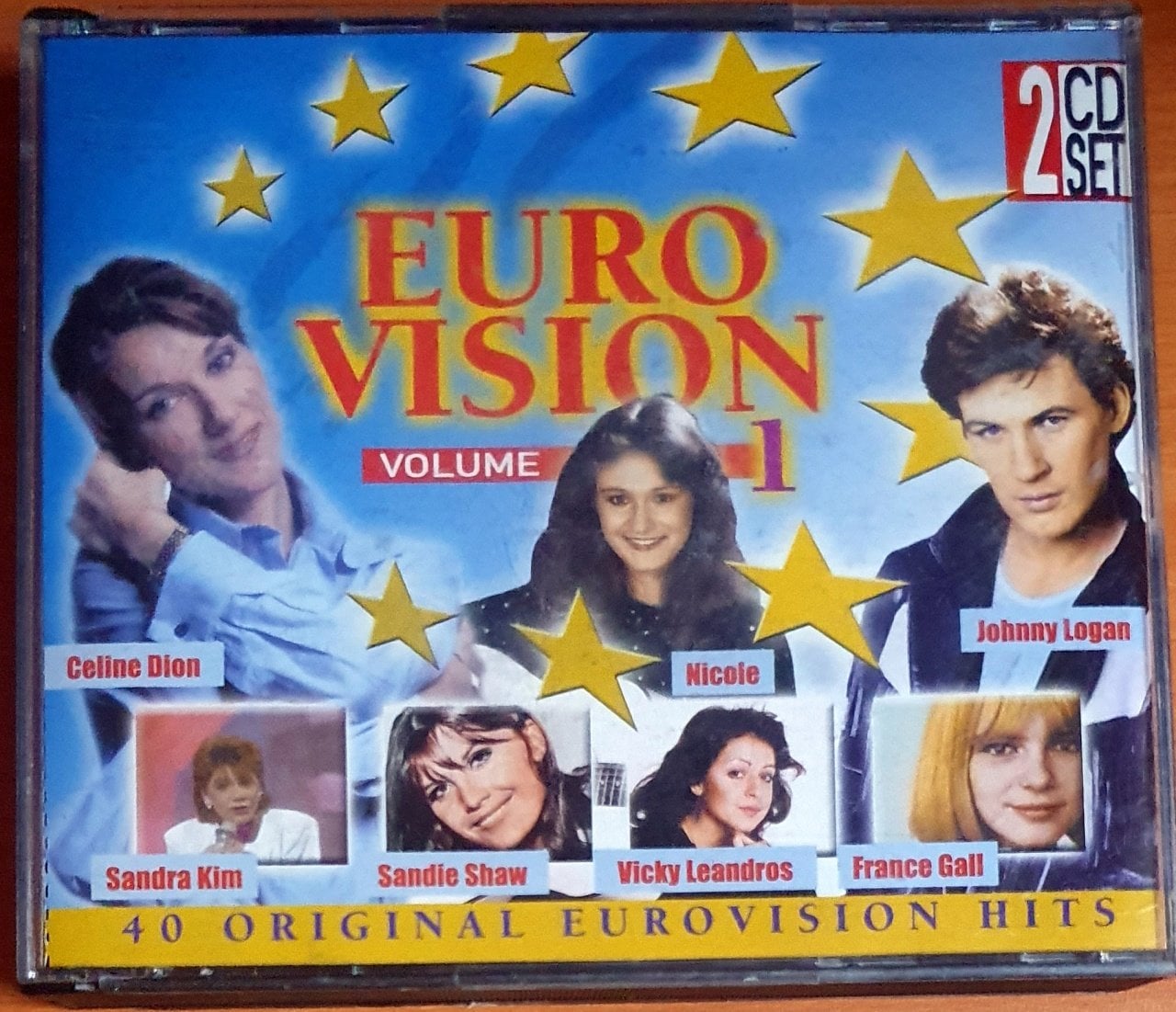 EUROVISION VOLUME 1 / CELINE DION, DAFNA, SEVERINE, SHADOWS, SONIA, SANDRA KIM (1998) - 2CD 2.EL