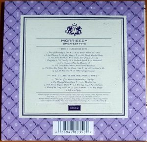 MORRISSEY - GREATEST HITS + LIVE AT THE HOLLYWOOD BOWL / LIMITED EDITION (2008) - 2CD 2.EL