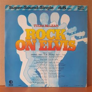 TULSA MCLEAN - ROCK ON ELVIS (1981) - LP YERLİ BASKI 2.EL PLAK