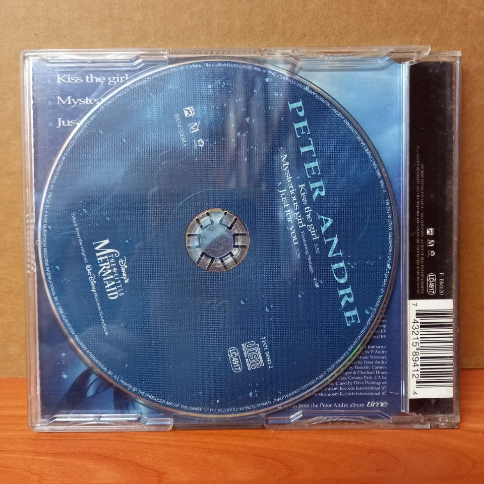 PETER ANDRE - KISS THE GIRL (1998) - CD SINGLE 2.EL
