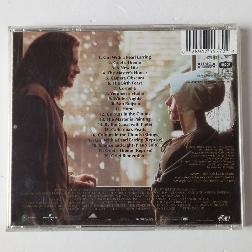 ALEXANDRE DESPLAT – GIRL WITH A PEARL EARRING / ORIGINAL MOTION PICTURE SOUNDTRACK (2004) - CD 2.EL
