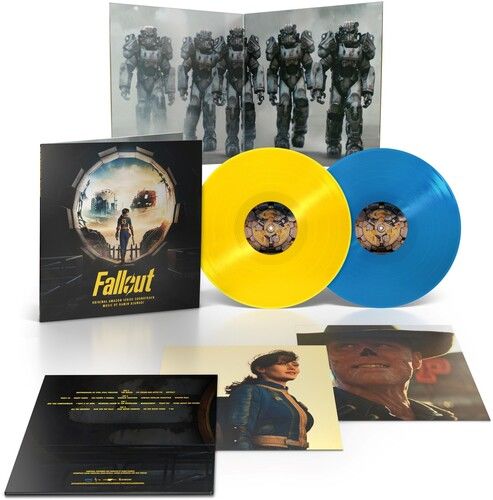FALLOUT - ORIGINAL AMAZON SERIES SOUNDTRACK / RAMIN DJAWADI (2024) - 2LP BLUE & YELLOW COLOURED SIFIR PLAK