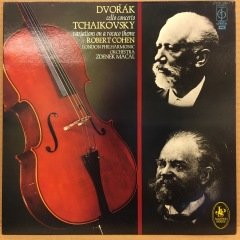 DVORAK CELLO CONCERTO / TCHAIKOVSKY VARIATIONS, ROBERT COHEN LONDON PHIL. 1981 2.EL PLAK
