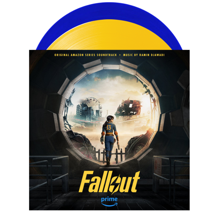 FALLOUT - ORIGINAL AMAZON SERIES SOUNDTRACK / RAMIN DJAWADI (2024) - 2LP BLUE & YELLOW COLOURED SIFIR PLAK