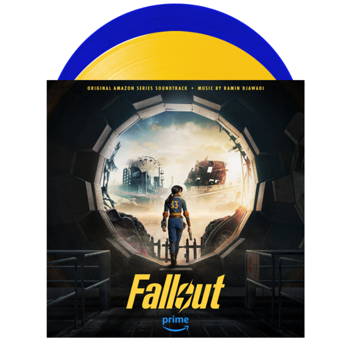 FALLOUT - ORIGINAL AMAZON SERIES SOUNDTRACK / RAMIN DJAWADI (2024) - 2LP BLUE & YELLOW COLOURED SIFIR PLAK