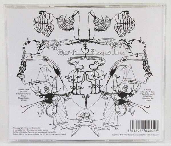 BJÖRK – VESPERTINE (2001) - CD REISSUE JEWEL CASE AMBALAJINDA SIFIR