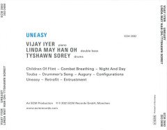 VIJAY IYER - UNEASY (2021) - CD ECM RECORDS SIFIR