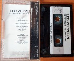 LED ZEPPELIN - IN THROUGH THE OUT DOOR (1991) MMY CASSETTE MADE IN TURKEY ''USED'' PAPER LABEL