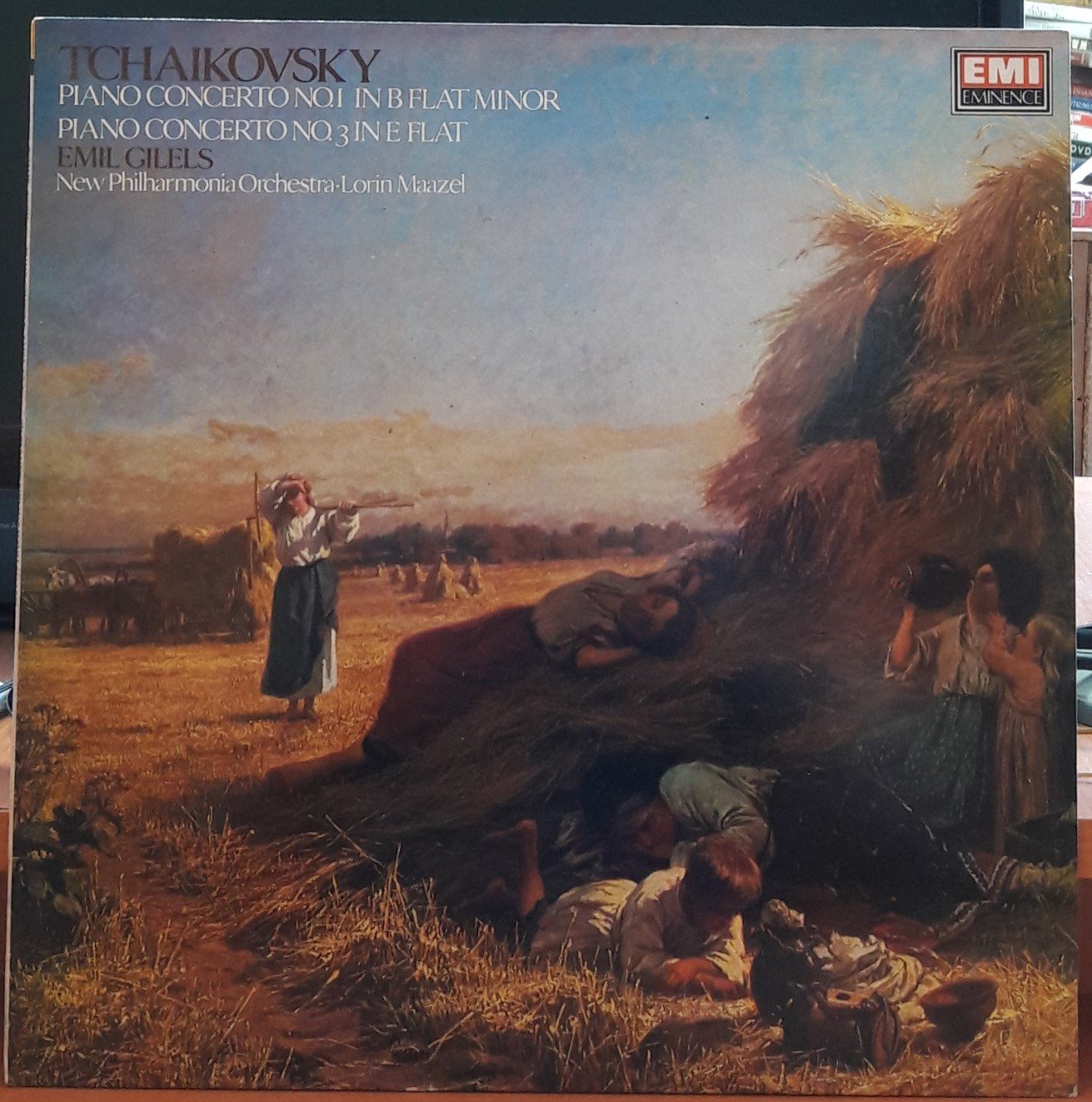TCHAIKOVSKY: PIANO CONCERTO NO.1 & 3, EMIL GILELS, NEW PHILHARMONIA ORCHESTRA, LORIN MAAZEL - PLAK 2.EL