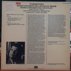 TCHAIKOVSKY: PIANO CONCERTO NO.1 & 3, EMIL GILELS, NEW PHILHARMONIA ORCHESTRA, LORIN MAAZEL - PLAK 2.EL