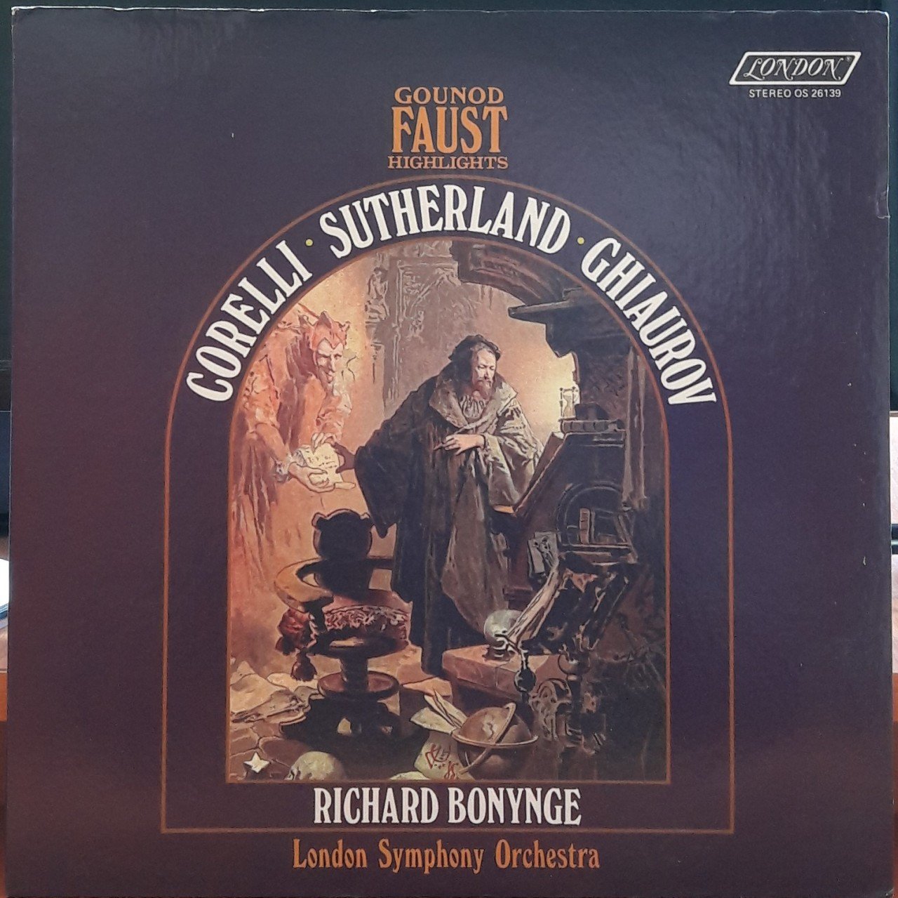 GOUNOD: FAUST, LONDON SYMPHONY ORCHESTRA, RICHARD BONYNGE - PLAK 2.EL