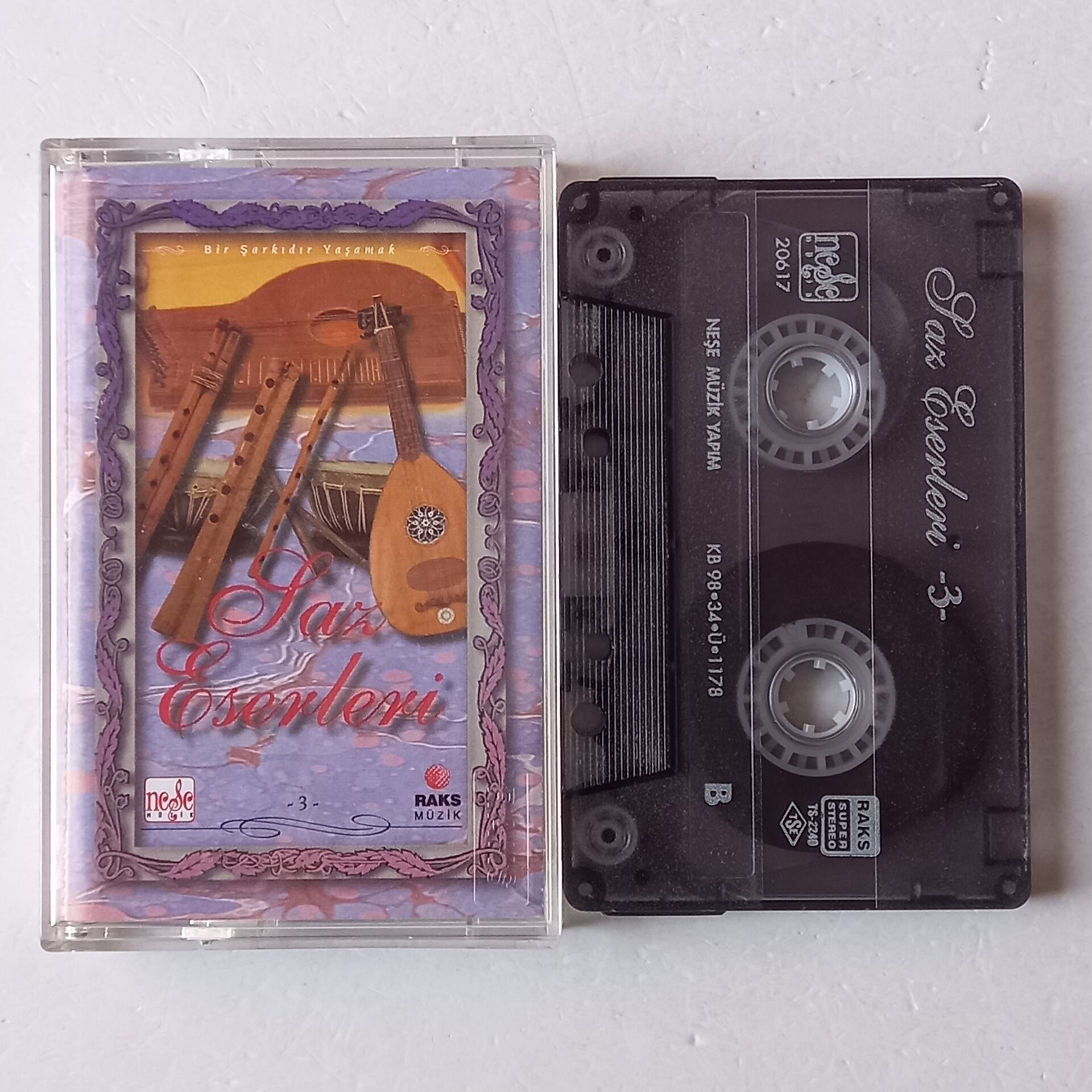 SAZ ESERLERİ 3 (1998) - KASET 2.EL