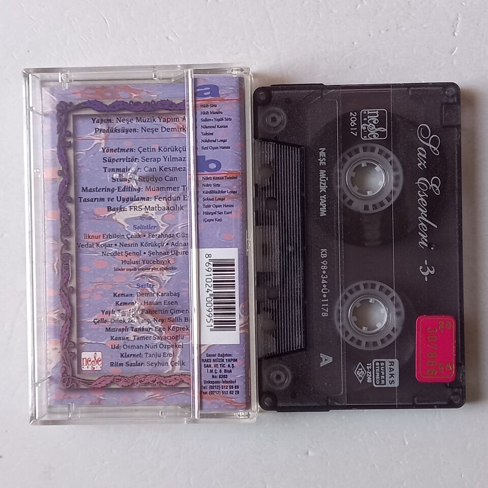 SAZ ESERLERİ 3 (1998) - KASET 2.EL