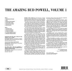 BUD POWELL - AMAZING BUD POWELL VOL1 (1955) - LP 180GR 2015 EDITION SIFIR PLAK