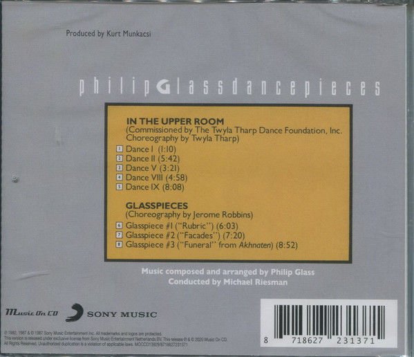 PHILIP GLASS – DANCEPIECES (1987) - CD SIFIR