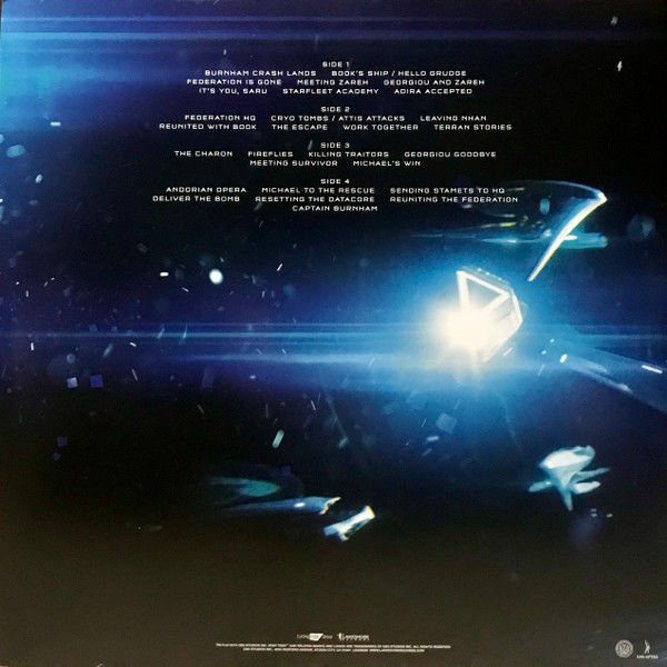 STAR TREK: DISCOVERY - ORIGINAL SERIES SOUNDTRACK SEASON 3 / JEFF RUSSO (2022) - 2LP BLUE & WHITE MARBLED COLOURED EDITION SIFIR PLAK