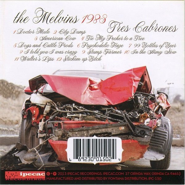LOS MELVINS – TRES CABRONES (2013) - CD AMBALAJINDA SIFIR