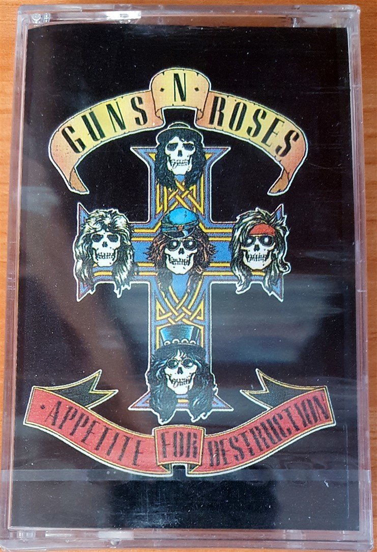 GUNS 'N' ROSES - APPETITE FOR DESTRUCTION (1994) RAKS CASSETTE MADE IN TURKEY ''NEW''
