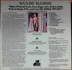 SANDY BARON - HOW I FOUND GOD,ZEN... (1977) - PLAK 2.EL