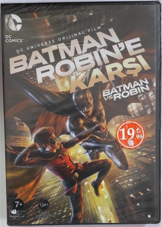 BATMAN vs ROBIN - BATMAN ROBIN'E KARŞI - DVD SIFIR DC COMICS