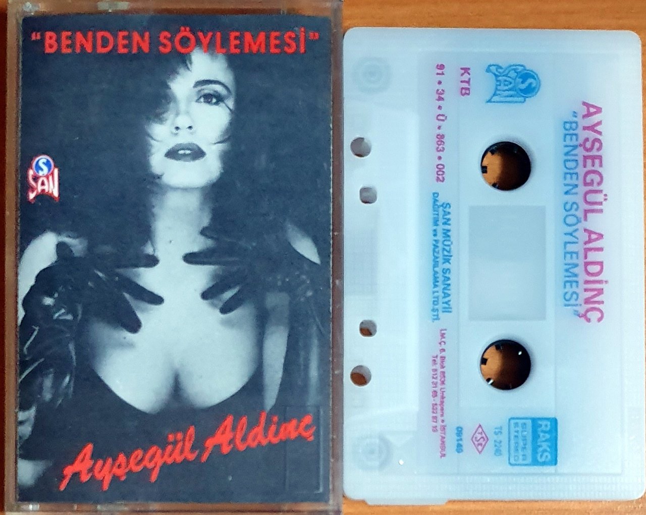 AYŞEGÜL ALDİNÇ - BENDEN SÖYLEMESİ (1991) - KASET ŞAN MÜZİK 2.EL