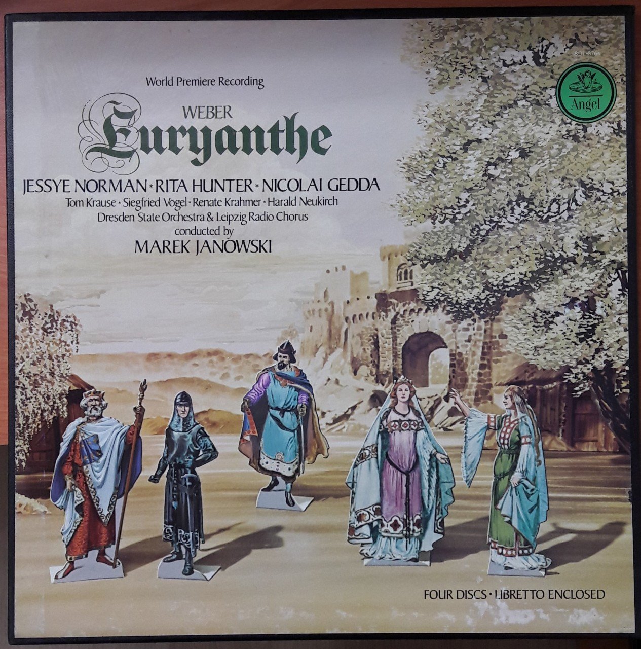 WEBER: EURYANTHE, NORMAN, HUNTER, DRESDEN STATE ORCHESTRA, MAREK JANOWSKI - 4PLAK 2.EL BOXSET