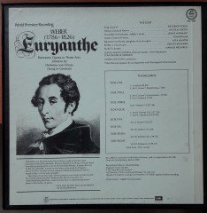WEBER: EURYANTHE, NORMAN, HUNTER, DRESDEN STATE ORCHESTRA, MAREK JANOWSKI - 4PLAK 2.EL BOXSET